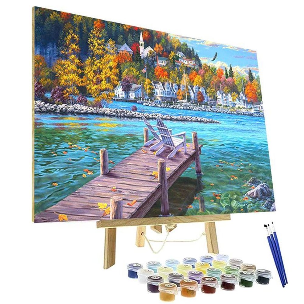 Paint By Numbers Kit Fish Creek